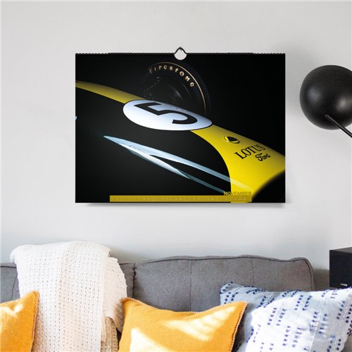 ChromeCars® Wandkalender "Retrospektiv II" 2025 (DIN A2)