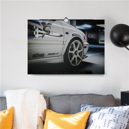 ChromeCars® Wandkalender "Fast and Furious VW Jetta" 2025 (DIN A2)