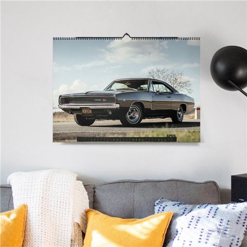 copy of ChromeCars® Wall Calendar  "The Real Bullitt Charger" 2023 (DIN A2)