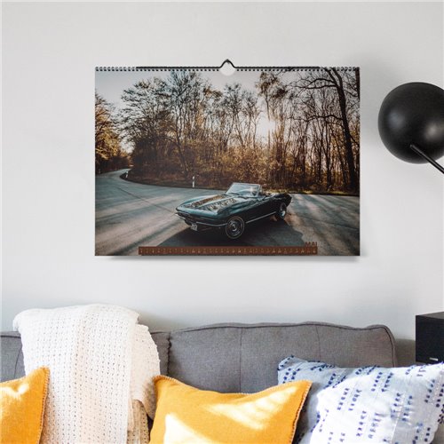 ChromeCars® Wandkalender "Retrospektiv" 2025 (DIN A2)