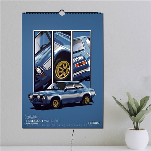copy of ChromeCars® Wandkalender - MOVIE STARS 2024 (DIN A2)