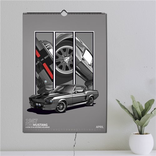 ChromeCars® Wandkalender - MOVIE STARS 2025 (DIN A2)