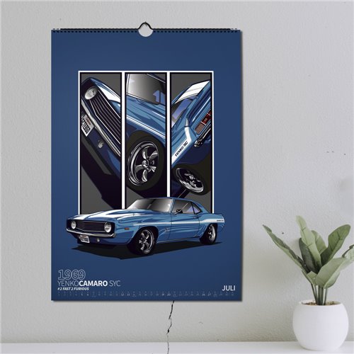 copy of ChromeCars® Wandkalender - MOVIE STARS 2024 (DIN A2)