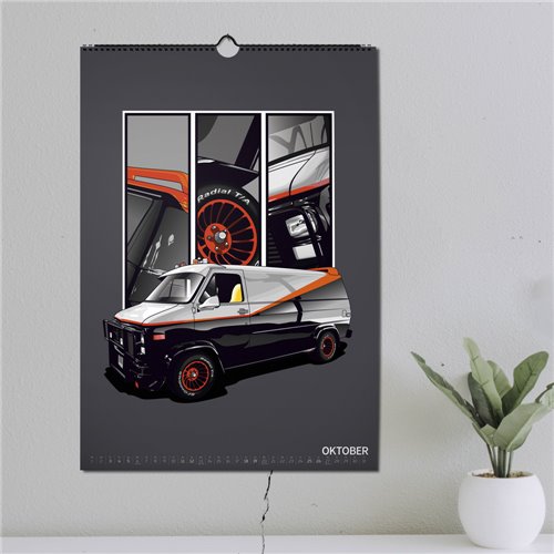 copy of ChromeCars® Wandkalender - MOVIE STARS 2024 (DIN A2)