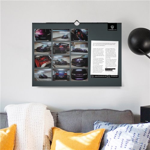 ChromeCars® Wandkalender - JDM Midnight-Purple Collection 2025 (DIN A2)